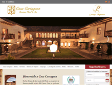 Tablet Screenshot of casacartagena.com